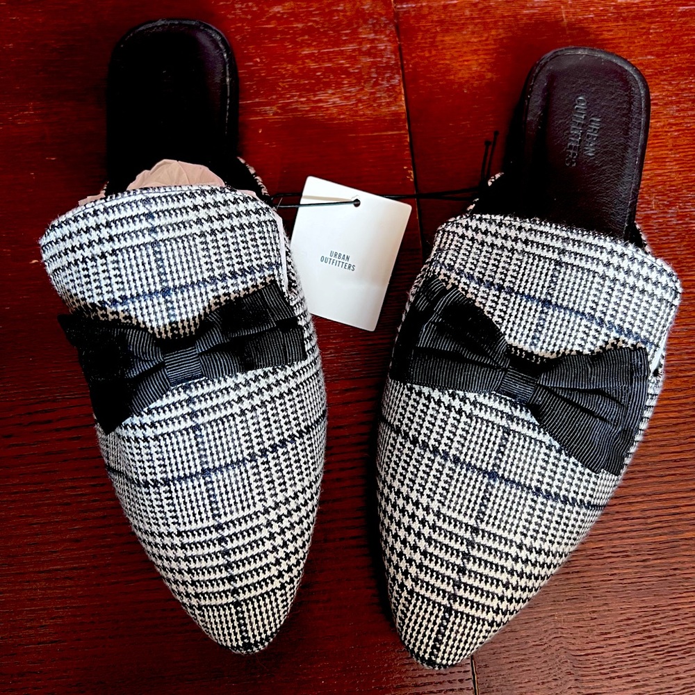 Urban Outfitters New plaid Mules